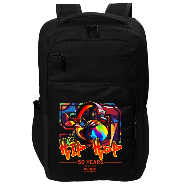 Street Urban Graffiti Art Celebrating 50 Years Of Hip Hop Impact Tech Backpack