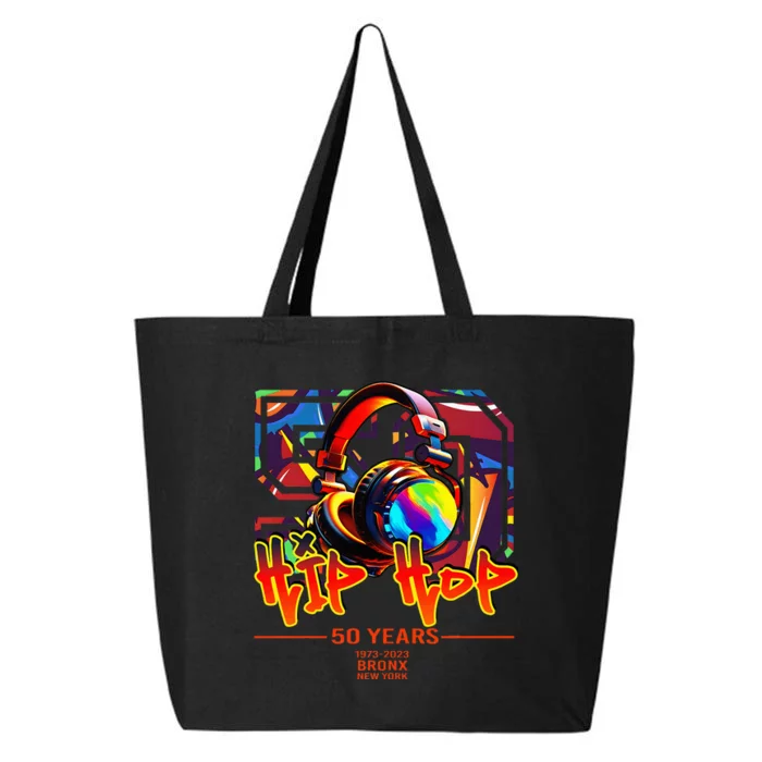 Street Urban Graffiti Art Celebrating 50 Years Of Hip Hop 25L Jumbo Tote