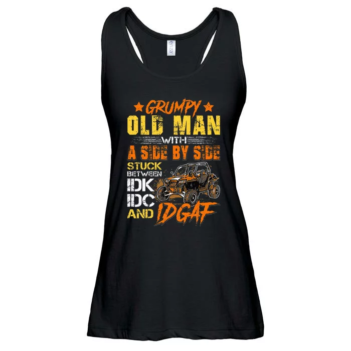 Sxs Utv Grumpy Old Man With Side By Side Ladies Essential Flowy Tank