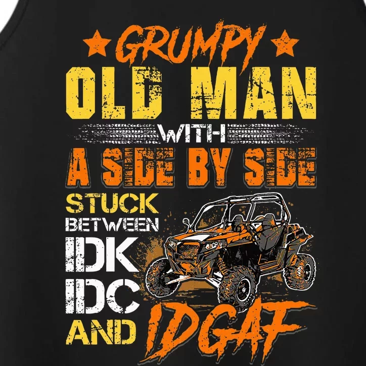 Sxs Utv Grumpy Old Man With Side By Side Performance Tank