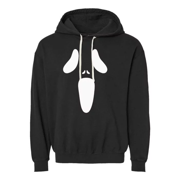 Scream Unisex Ghost Face Halloween Costume Garment-Dyed Fleece Hoodie