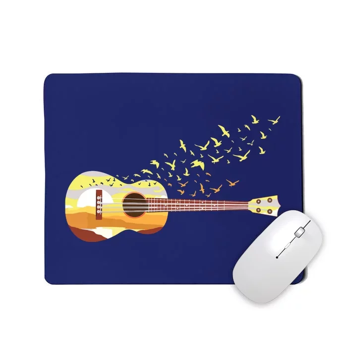 Scenic Uke Guitar Ukulele Lover Guitar Ukulelist Mousepad