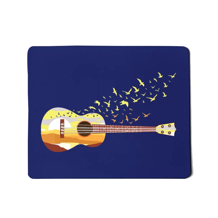 Scenic Uke Guitar Ukulele Lover Guitar Ukulelist Mousepad