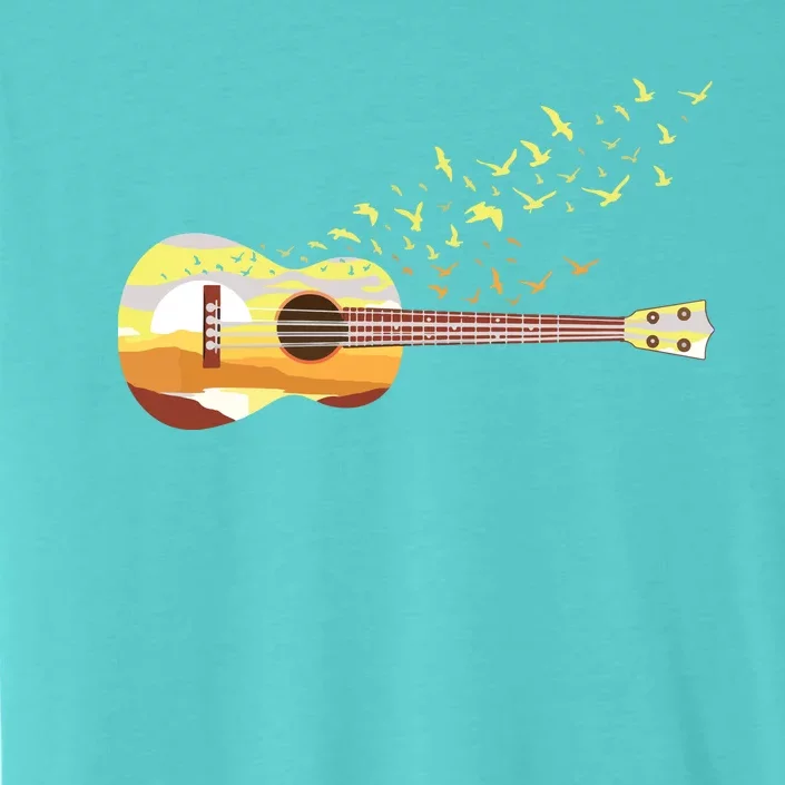 Scenic Uke Guitar Ukulele Lover Guitar Ukulelist ChromaSoft Performance T-Shirt