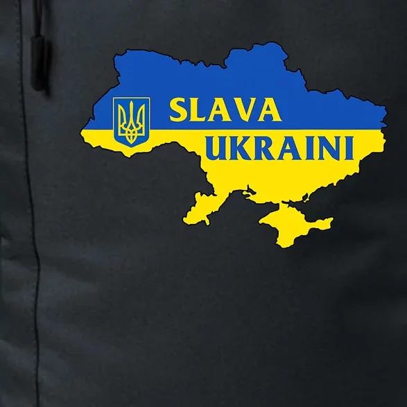 Slava Ukraini Glory To Ukraine Shirt Support Ukrainian Flag Daily Commute Backpack