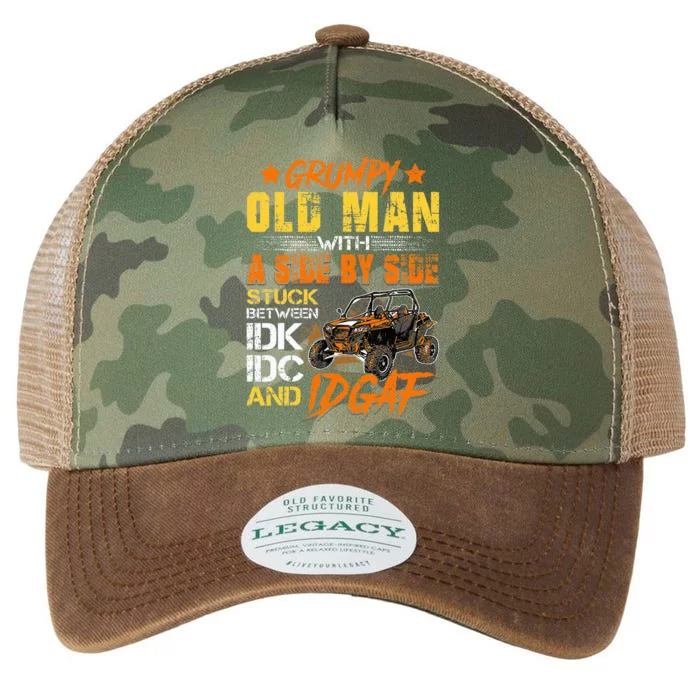 Sxs Utv Grumpy Old Man With Side By Side Legacy Tie Dye Trucker Hat