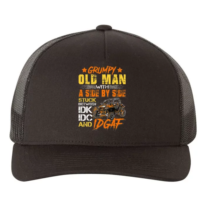 Sxs Utv Grumpy Old Man With Side By Side Yupoong Adult 5-Panel Trucker Hat