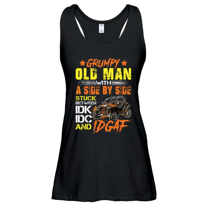 Sxs Utv Grumpy Old Man With Side By Side Ladies Essential Flowy Tank