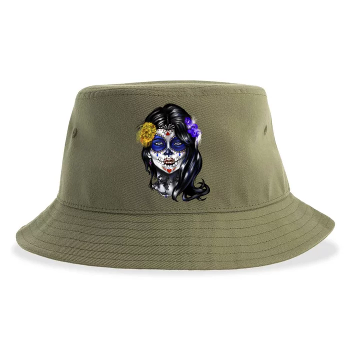 Sugar Face Front Sustainable Bucket Hat