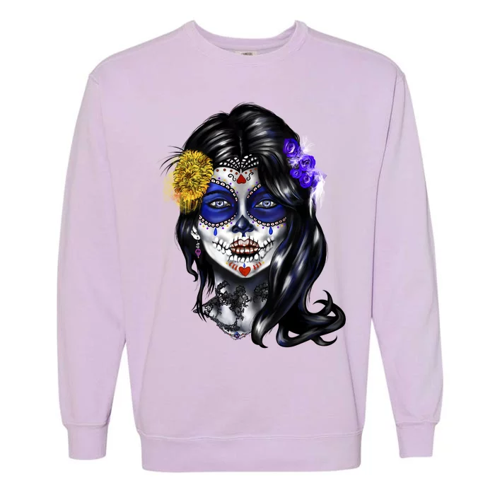 Sugar Face Front Garment-Dyed Sweatshirt