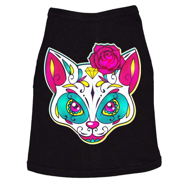 Sugar Skull Cat Doggie Tank