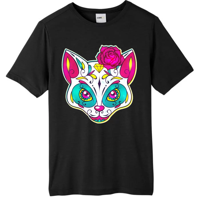 Sugar Skull Cat ChromaSoft Performance T-Shirt