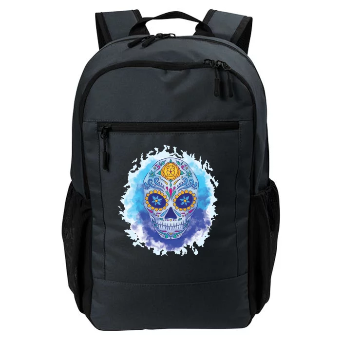 Sugar Skull Watercolor Daily Commute Backpack