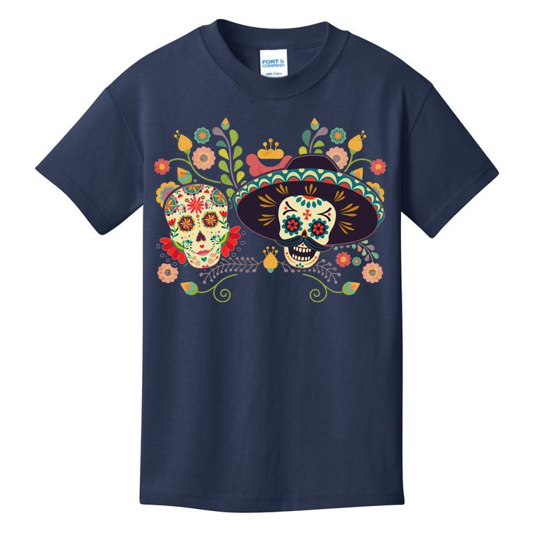 Sugar Skulls Day of the Dead Kids T-Shirt
