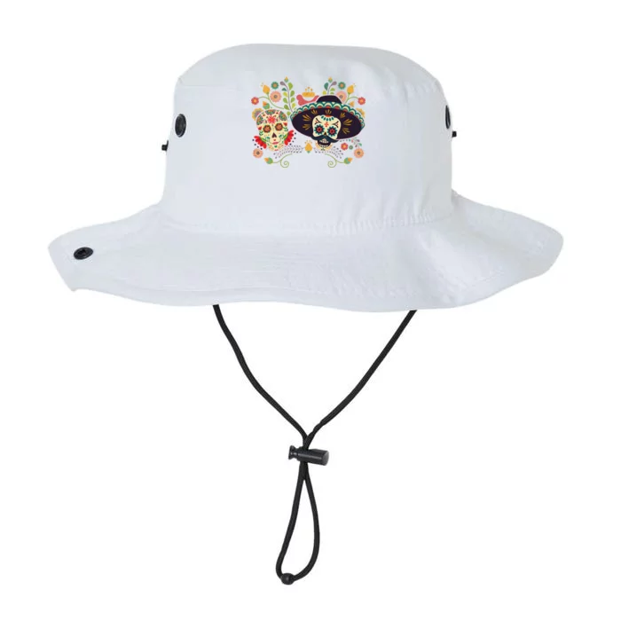 Sugar Skulls Day of the Dead Legacy Cool Fit Booney Bucket Hat