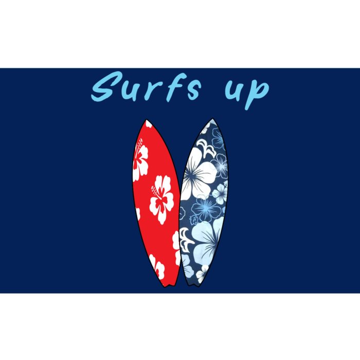 Surfs Up Hawaiian Style Bumper Sticker