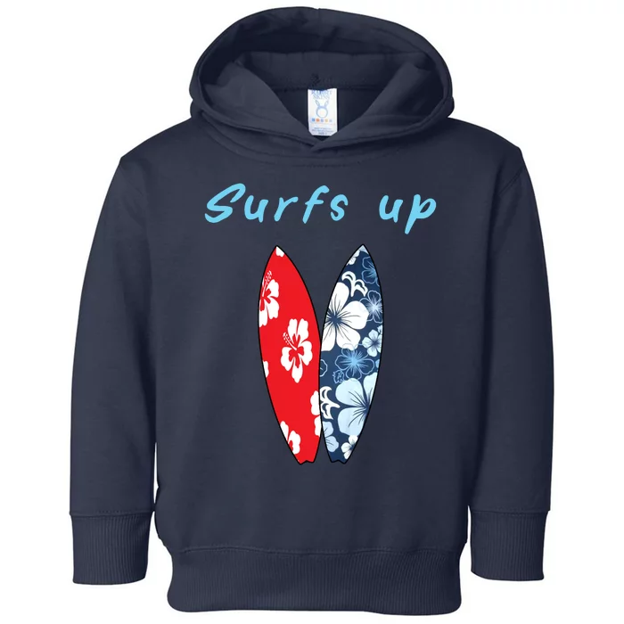 Surfs Up Hawaiian Style Toddler Hoodie