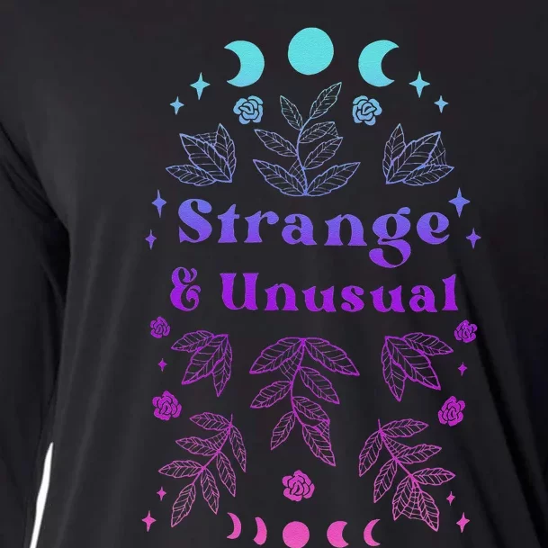 Strange &Unusual Halloween Lover Cooling Performance Long Sleeve Crew