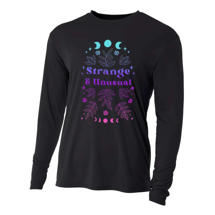 Strange &Unusual Halloween Lover Cooling Performance Long Sleeve Crew