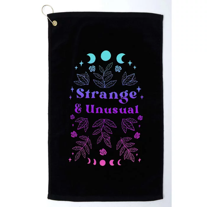 Strange &Unusual Halloween Lover Platinum Collection Golf Towel