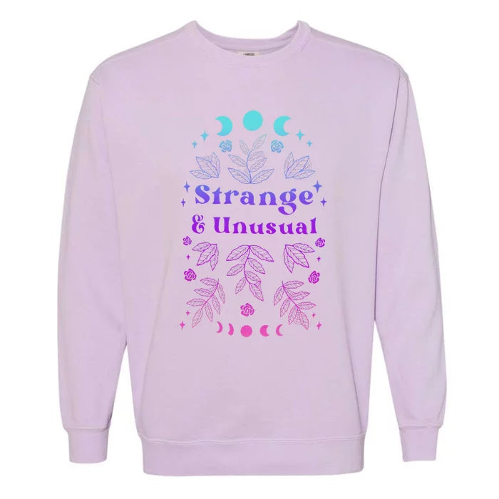 Strange &Unusual Halloween Lover Garment-Dyed Sweatshirt