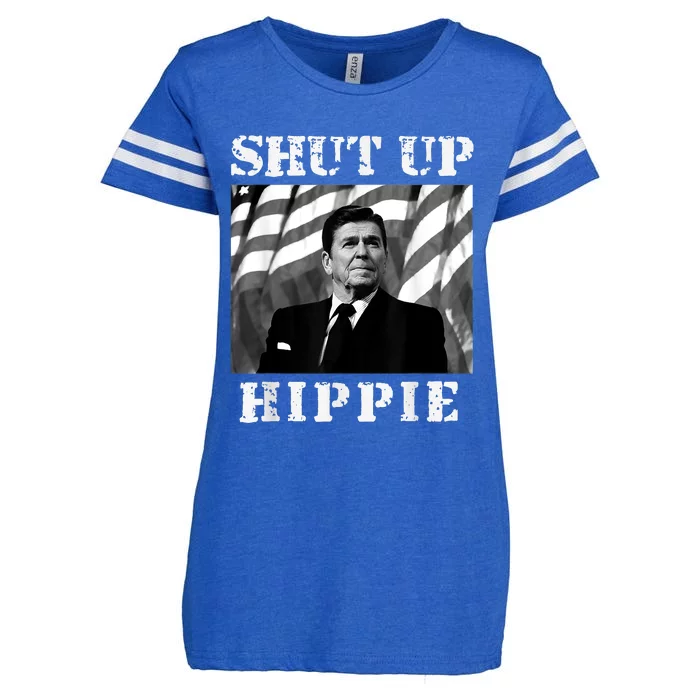 Shut Up Hippie Enza Ladies Jersey Football T-Shirt