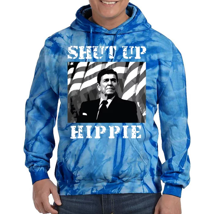 Shut Up Hippie Tie Dye Hoodie