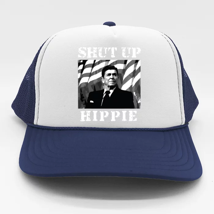 Shut Up Hippie Trucker Hat