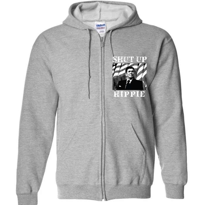 Shut Up Hippie Full Zip Hoodie