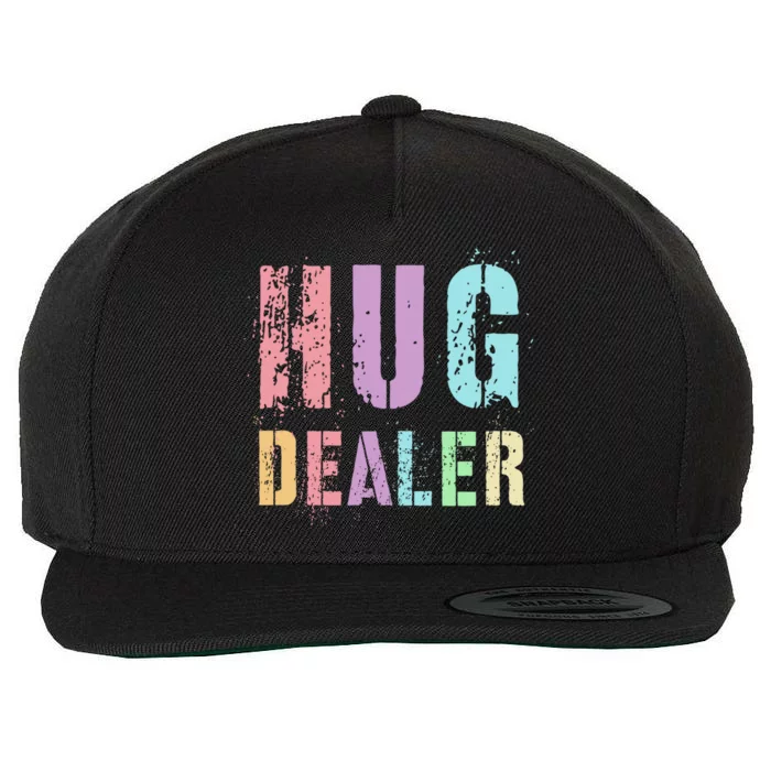 Support Usa Hug Dealer American Nation Clean Motivation Meaningful Gift Wool Snapback Cap