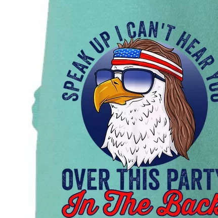 Speak Up I CanT Hear You Over This Party In The Back Mullet Doggie 3-End Fleece Hoodie