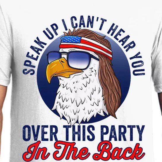 Speak Up I CanT Hear You Over This Party In The Back Mullet Pajama Set