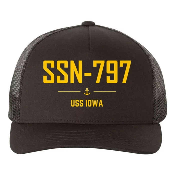 SSN797 USS Iowa Yupoong Adult 5-Panel Trucker Hat