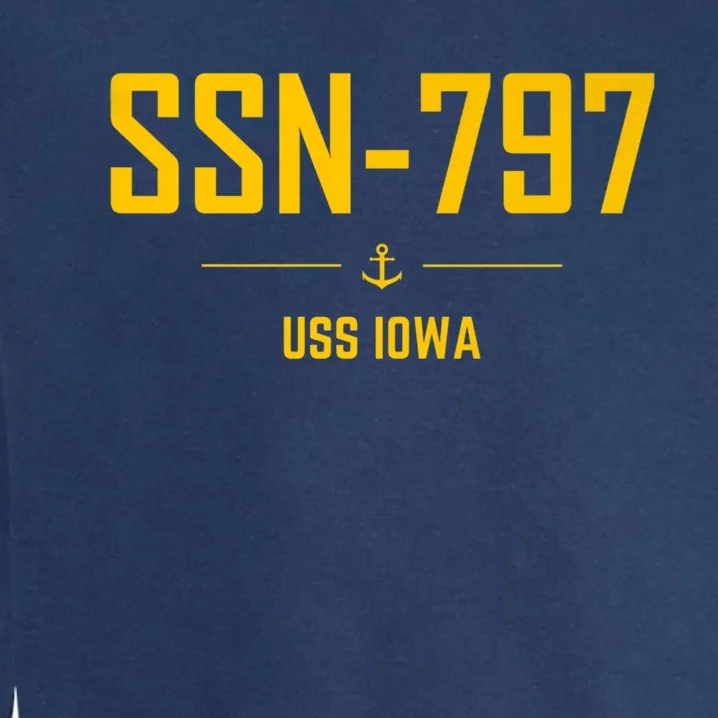 SSN797 USS Iowa Garment-Dyed Sweatshirt