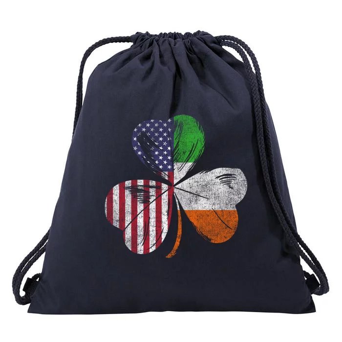 Shamrock Usa Ireland Great Gift Drawstring Bag