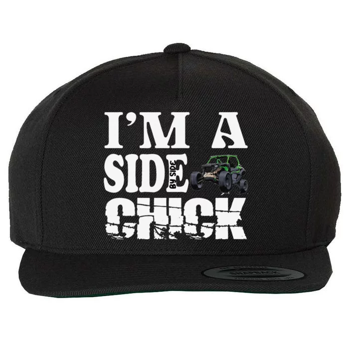 Sxs Utv IM A Side Chick Wool Snapback Cap