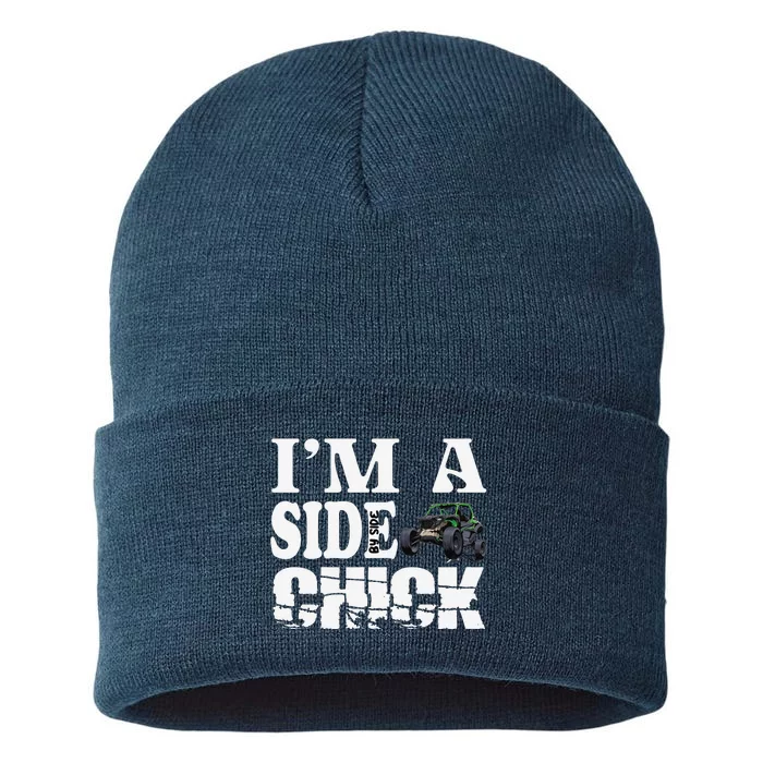 Sxs Utv IM A Side Chick Sustainable Knit Beanie