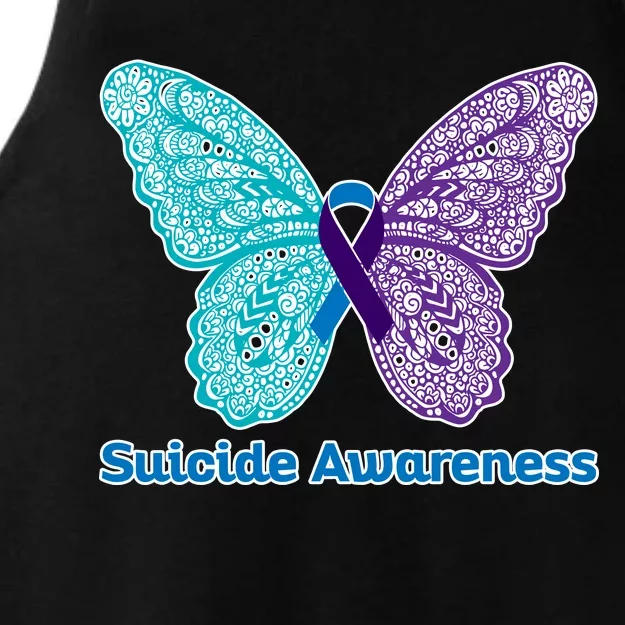 Suicide Awareness Ladies Tri-Blend Wicking Tank