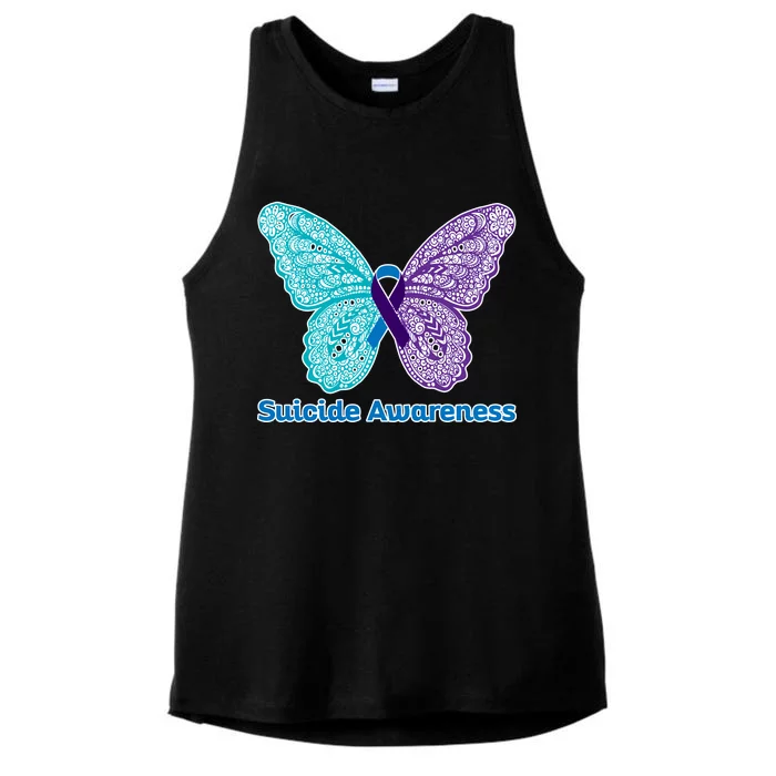 Suicide Awareness Ladies Tri-Blend Wicking Tank