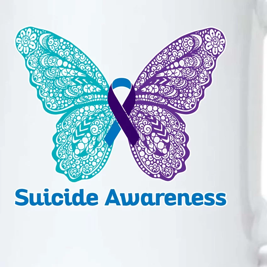 Suicide Awareness Black Color Changing Mug