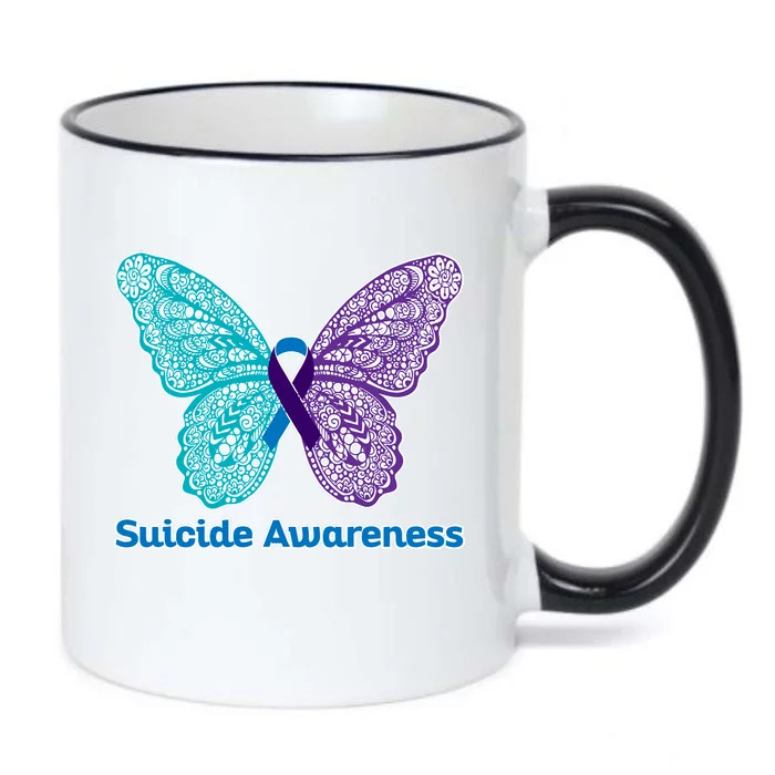 Suicide Awareness Black Color Changing Mug