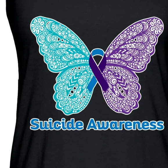 Suicide Awareness Ladies Essential Flowy Tank