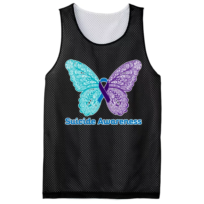 Suicide Awareness Mesh Reversible Basketball Jersey Tank