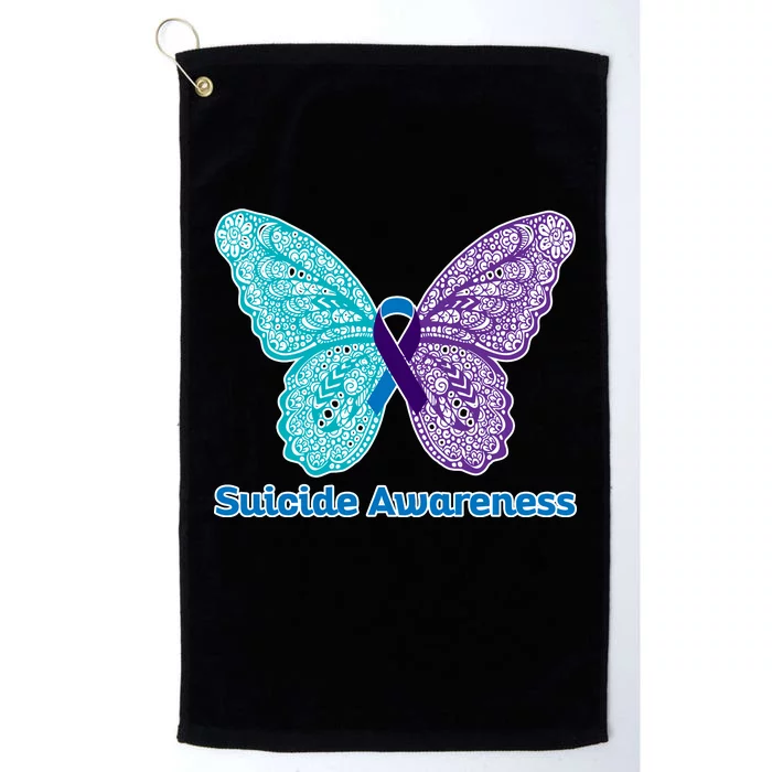 Suicide Awareness Platinum Collection Golf Towel