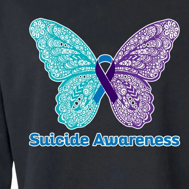 Suicide Awareness Cropped Pullover Crew