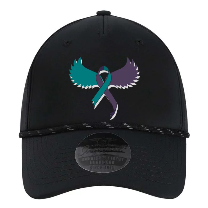 Suicide Prevention Angle Wings Awareness Ribbon Performance The Dyno Cap