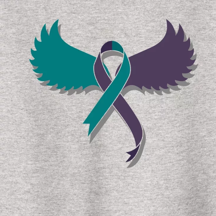 Suicide Prevention Angle Wings Awareness Ribbon Toddler T-Shirt