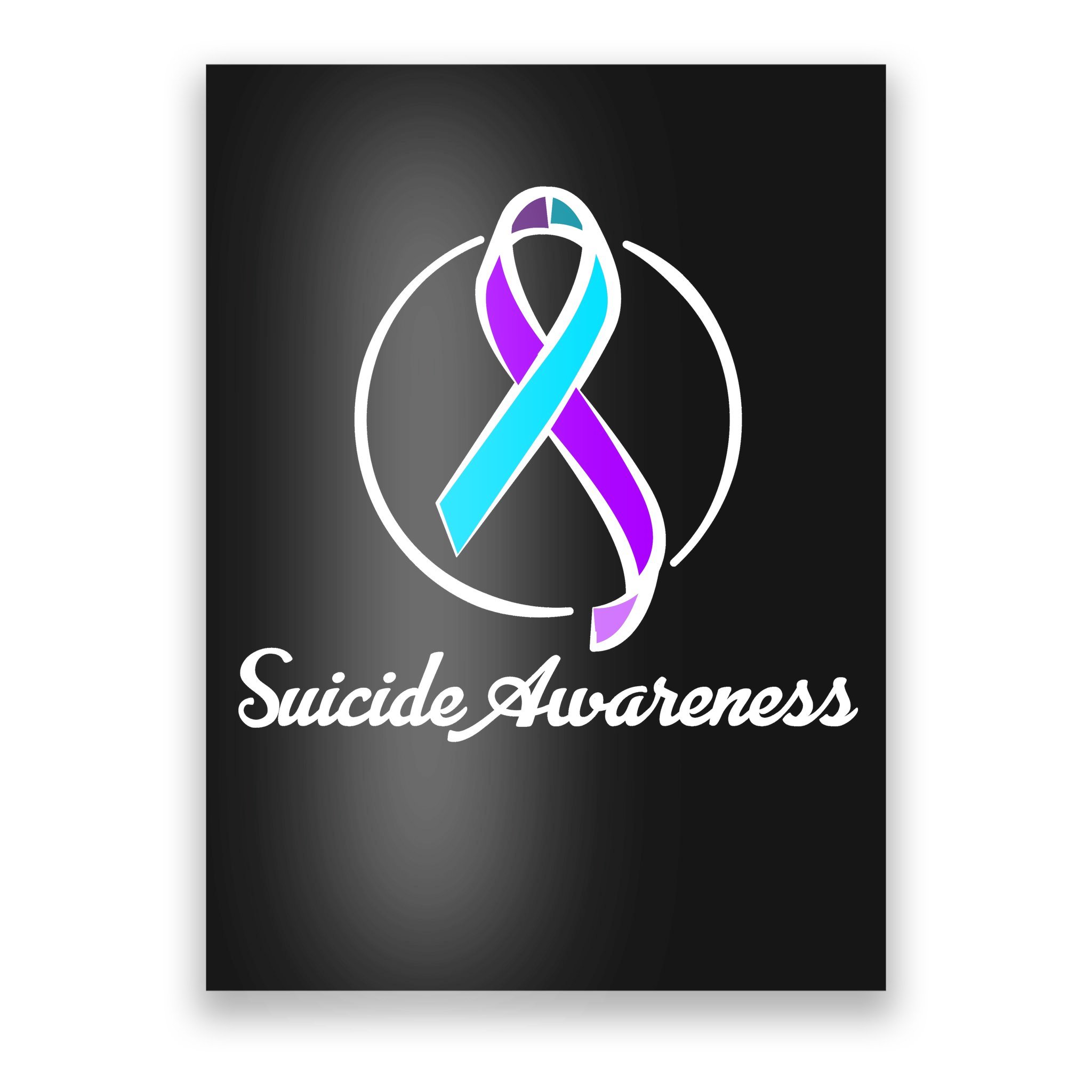 suicide ribbon color