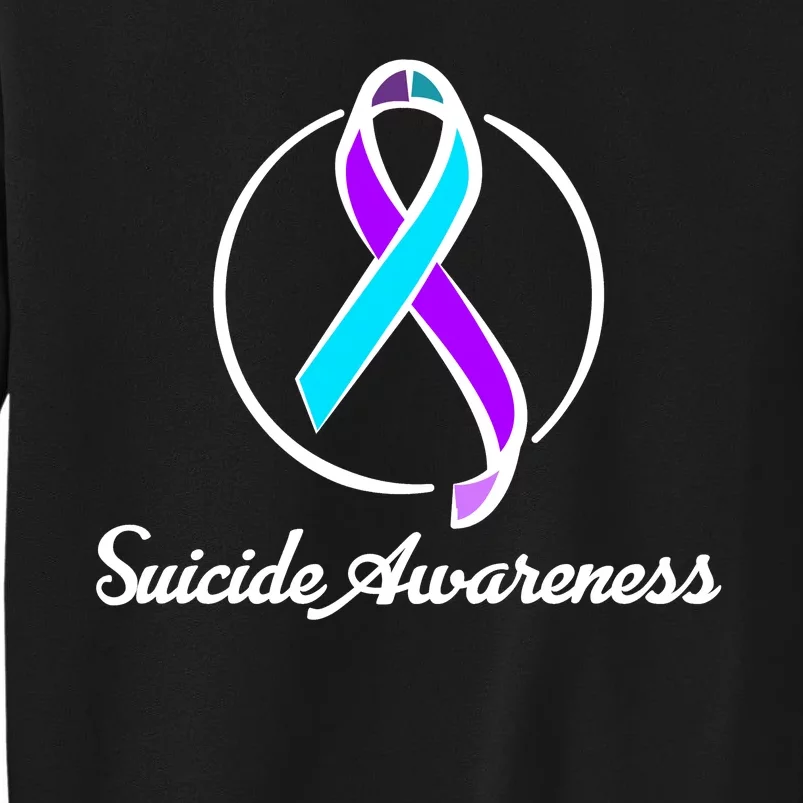 Suicide Prevention Awareness Ribbon Tall Sweatshirt