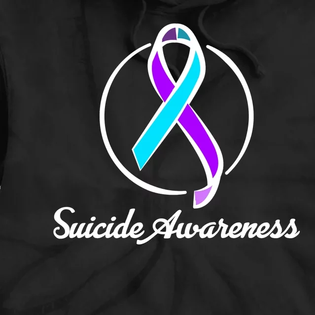 Suicide Prevention Awareness Ribbon Tie Dye Hoodie